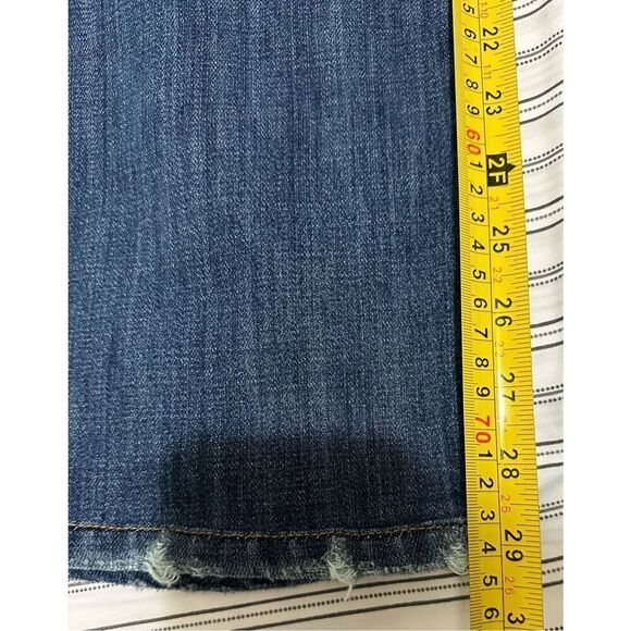 Y2K Frankie B Jeans Size 4, Inseam: 29 inches. Bootcut, Studded - Picture 7 of 11